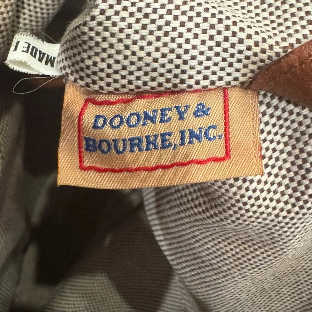 Dooney & Bourke Red and Brown Satchel